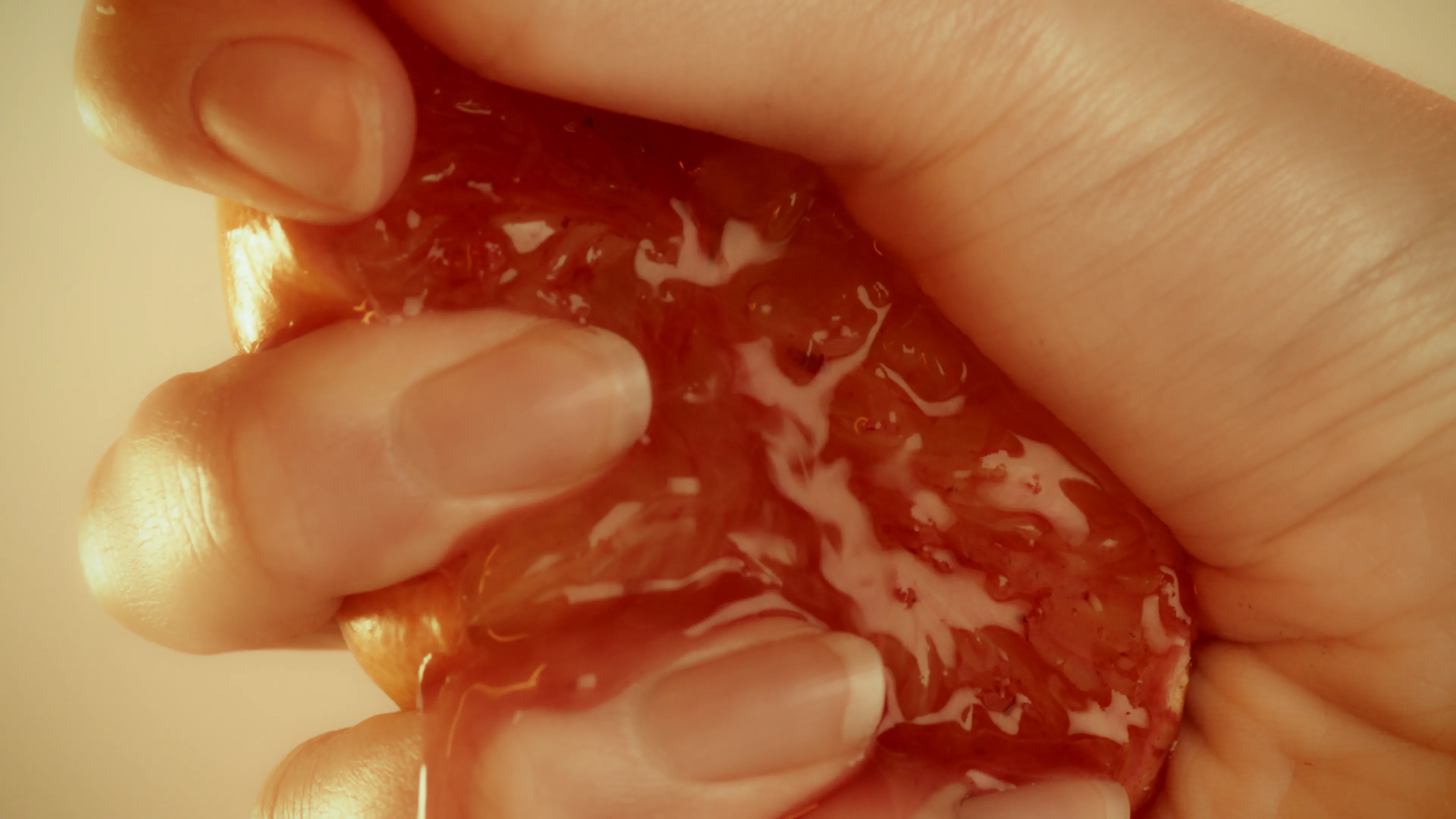 Image tirée du spot; une orange sanguine